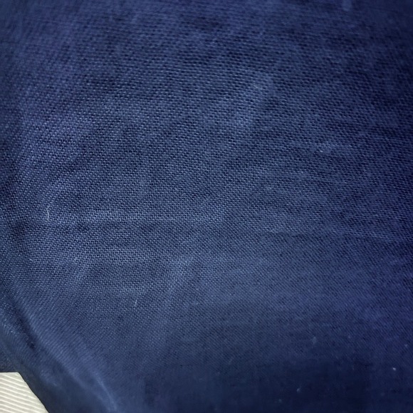 Navy Blue Pashmina Scarf Wrap with Knotted Fringe Edge Solid Midnight Shawl - Picture 3 of 3